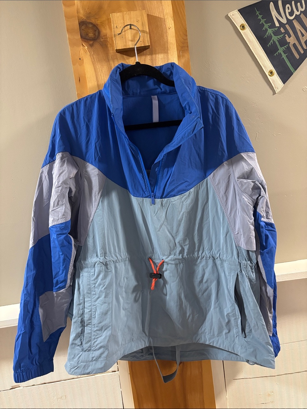 Lulu lemon Light Blue and Royal Blue Women's Windbreaker Jacket